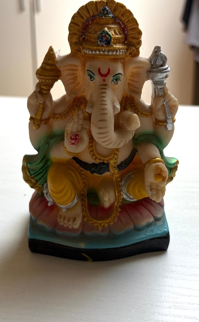 Ganesha beeld, Minder dan 20 cm, Kunststof, Ophalen of Verzenden, Beeld