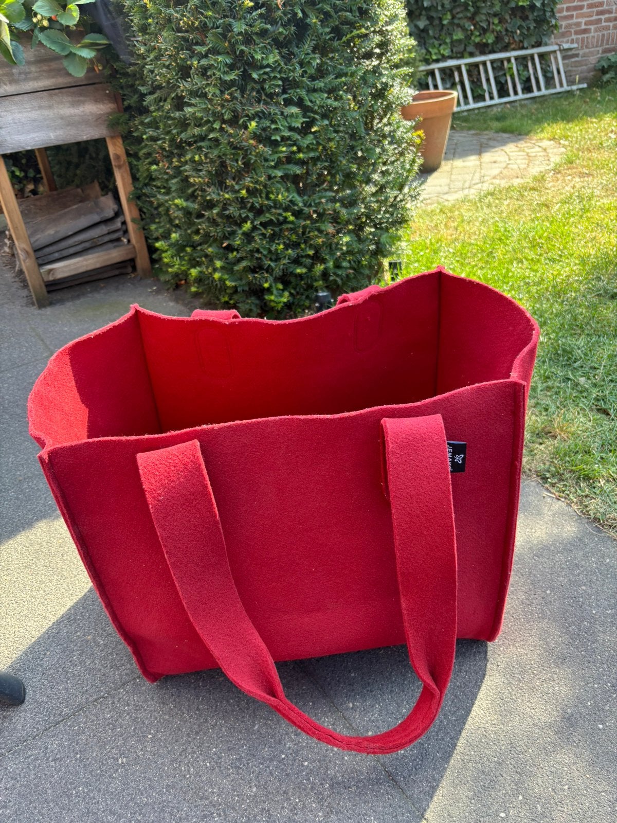 Jemako vilten tas, Ophalen, Zo goed als nieuw, 30 cm of meer