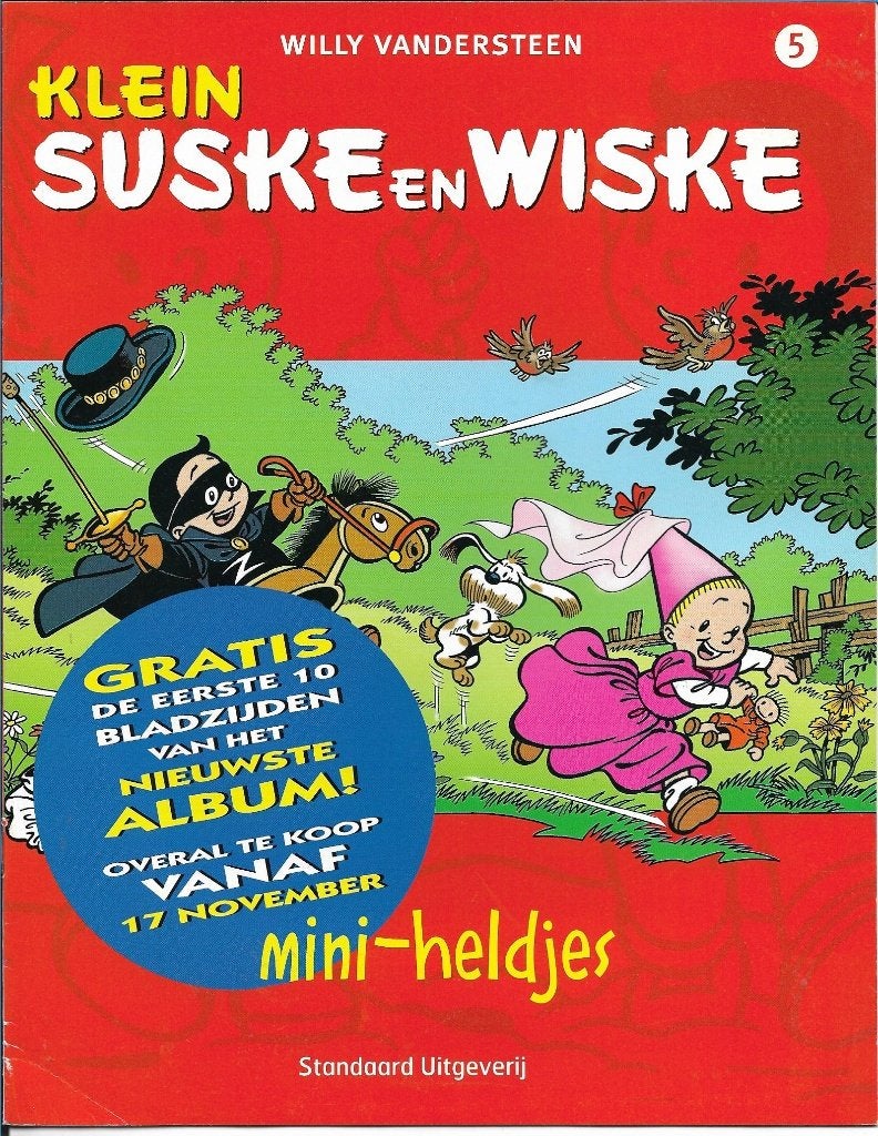 Klein Suske en Wiske - Mini heldjes (speciaal), Boeken, Stripboeken, Eén stripboek, Ophalen of Verzenden, Zo goed als nieuw