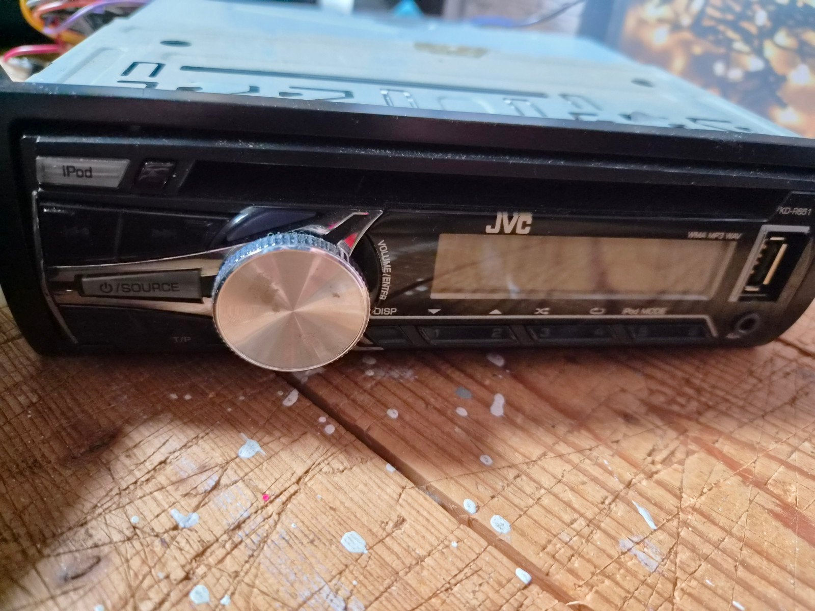 JVC Autoradio KD-R551 met binnenspiegel, Ophalen, Gebruikt
