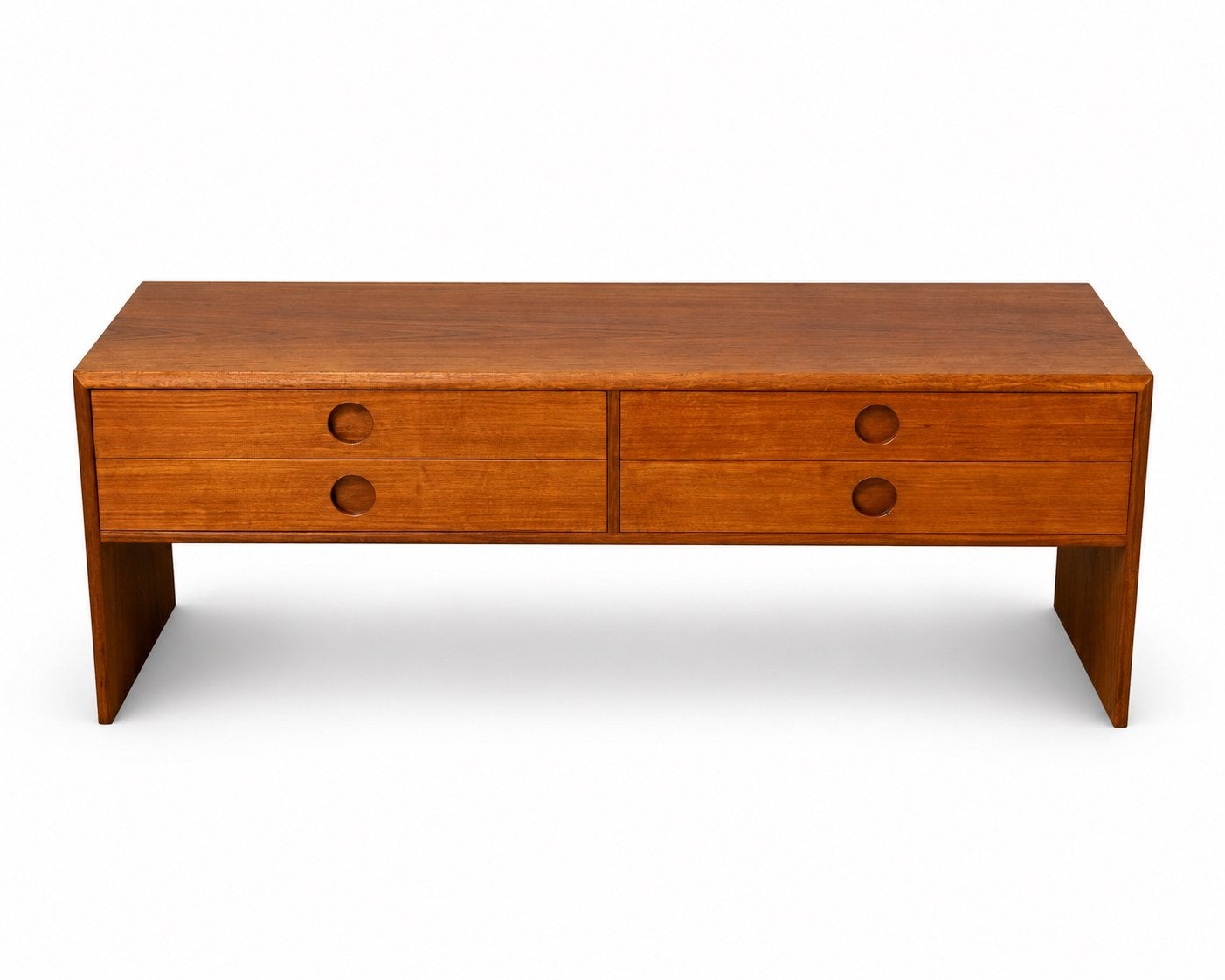 Kai Kristiansen Lowboard Dressoir Deens design, Ophalen, Mid century space age, 100 tot 150 cm, Teakhout