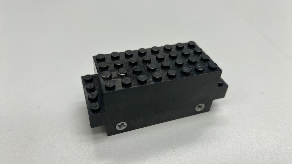 SB2860 Lego trein motor 9v 4x10x3 1/3 bb0129, Ophalen of Verzenden, Zo goed als nieuw
