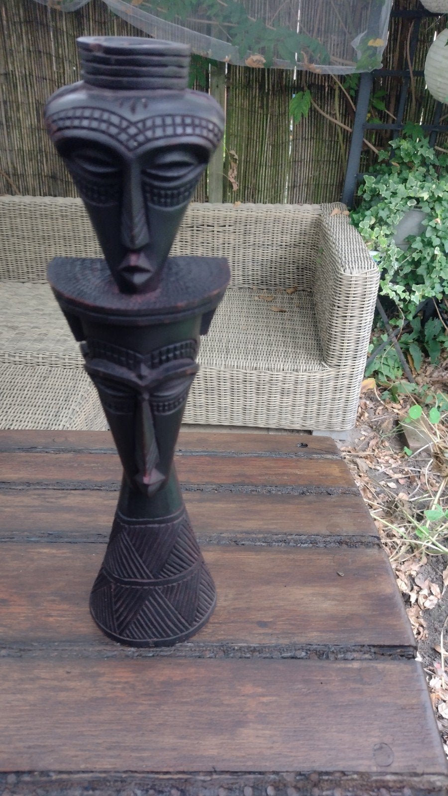 Kuba- of Bakubacultuur hand gesneden kunstobject, Overige onderwerpen, Ophalen of Verzenden, 20 - 50 cm, Beeld