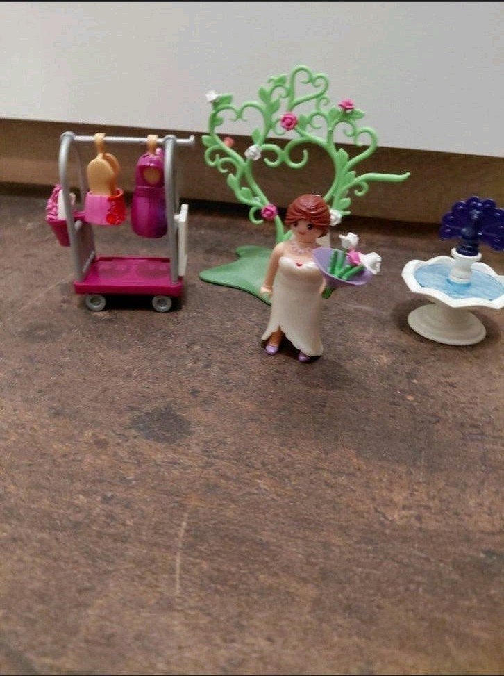 Playmobil Fotoshoot met Bruid 6155, Complete set, Ophalen of Verzenden, Zo goed als nieuw, Figuren