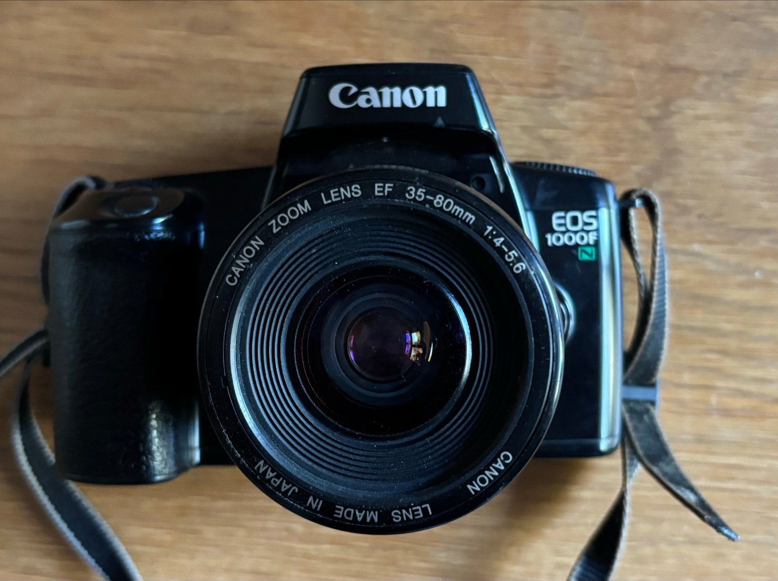 Canon EOS 1000F Spiegelreflexcamera met EF 35-80mm lens, Audio, Tv en Foto, Fotocamera's Analoog, Ophalen of Verzenden, Gebruikt