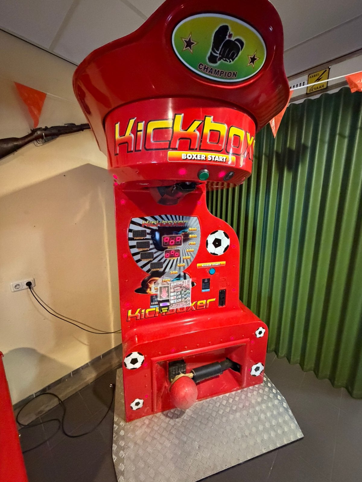 Kickboxer Arcade Automaat (Kalkomat) – Publiekstrekker!, Ophalen, Zo goed als nieuw