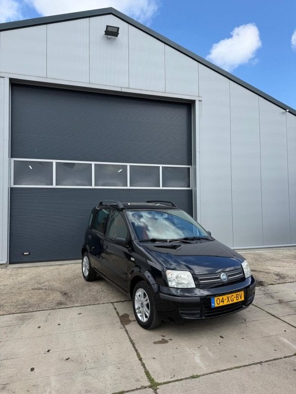 Fiat Panda 1.2 Emotion (bj 2007), Auto's, Fiat, Gebruikt, Zwart, Origineel Nederlands, Bedrijf