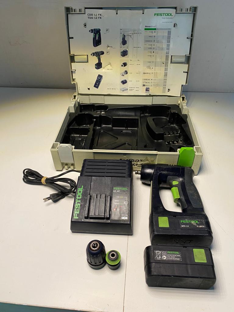 TE KOOP FESTOOL C12-T MET 2 GOED ACCU/OPLADER EN KOFFER., Ophalen of Verzenden, Zo goed als nieuw