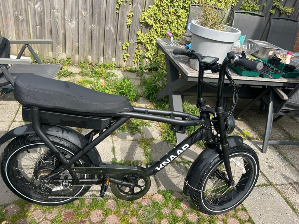 Knaap AMS Black Edition E-bike, Zo goed als nieuw, Minder dan 47 cm, 50 km per accu of meer, Ophalen