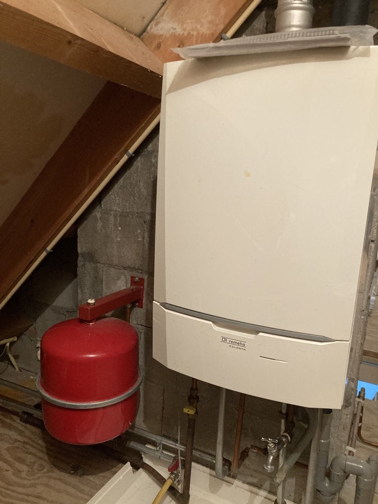 Remeha Calenta 40c CV-ketel, Ophalen, 30 tot 80 cm, Gebruikt, Hoog rendement (Hr)