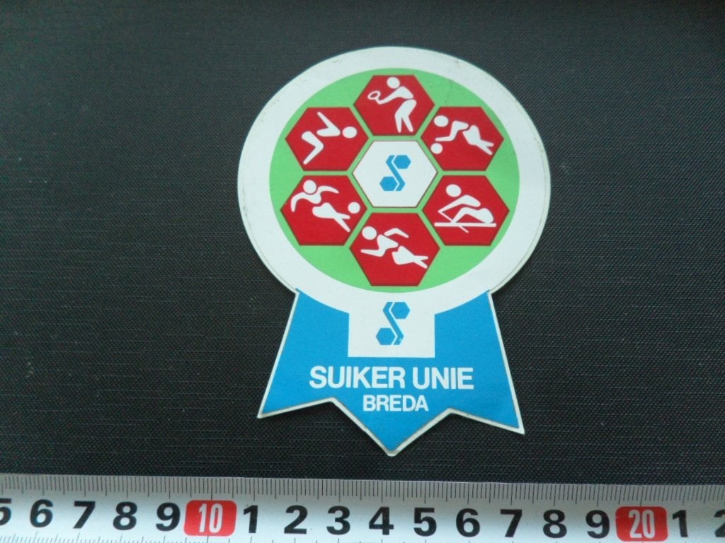 sticker Breda Suiker Unie, Ophalen, Zo goed als nieuw