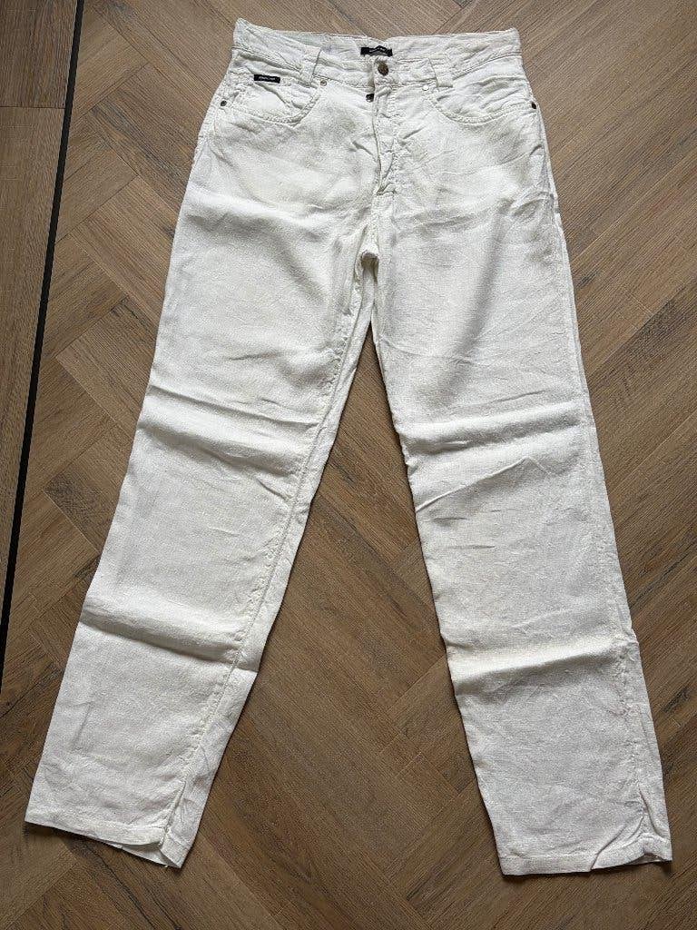 Versace broek, Kleding | Heren, Ophalen of Verzenden, Gedragen, Wit, Versace