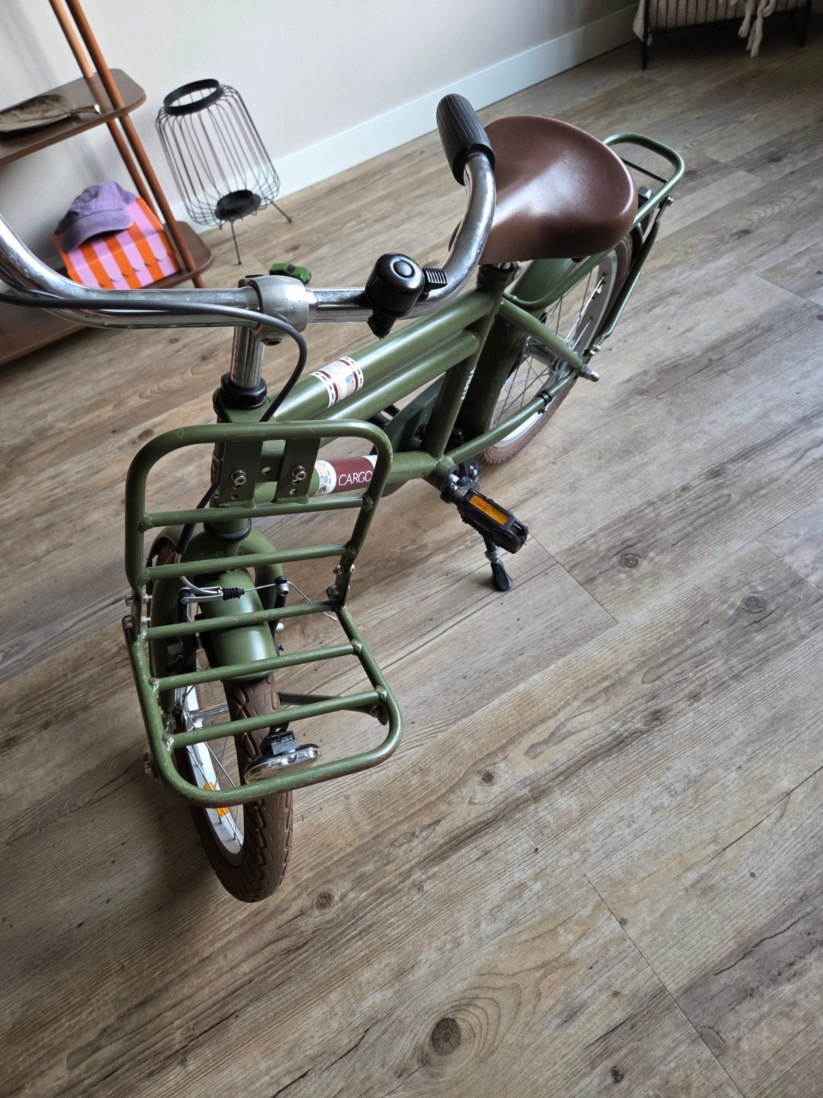 Alpina Cargo Kinderfiets 16 inch - Legergroen, Ophalen, Gebruikt, 16 tot 20 inch