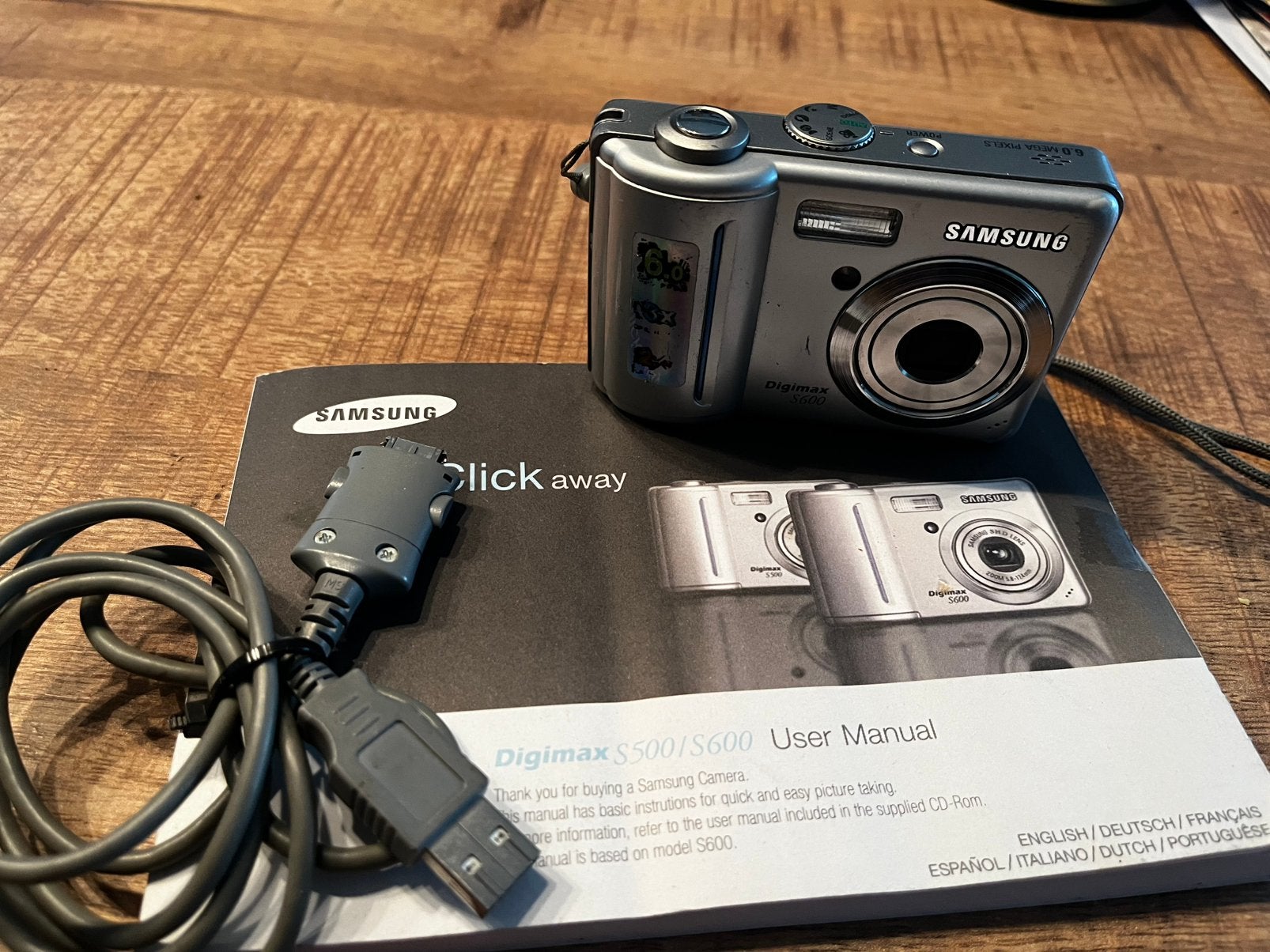 S600 Samsung Digimax 6MP 3xZoom, Gebruikt, Ophalen of Verzenden, Samsung, Minder dan 4 keer