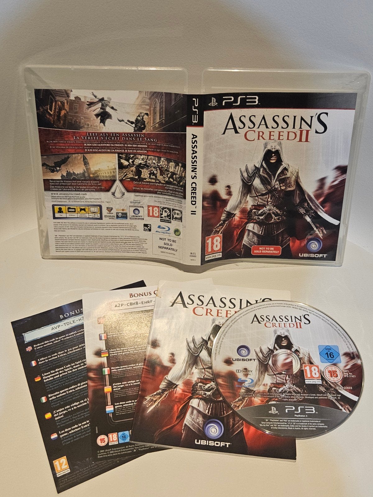 Assassin's Creed II PS3, Spelcomputers en Games, Games | Sony PlayStation 3, Avontuur en Actie, Vanaf 18 jaar, 1 speler, Ophalen of Verzenden