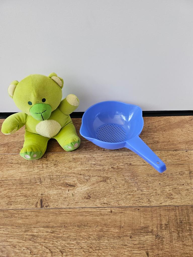 ☆ Tupperware lavendel blauw handvergiet, Huis en Inrichting, Keuken | Tupperware, Ophalen of Verzenden, Zo goed als nieuw, Blauw