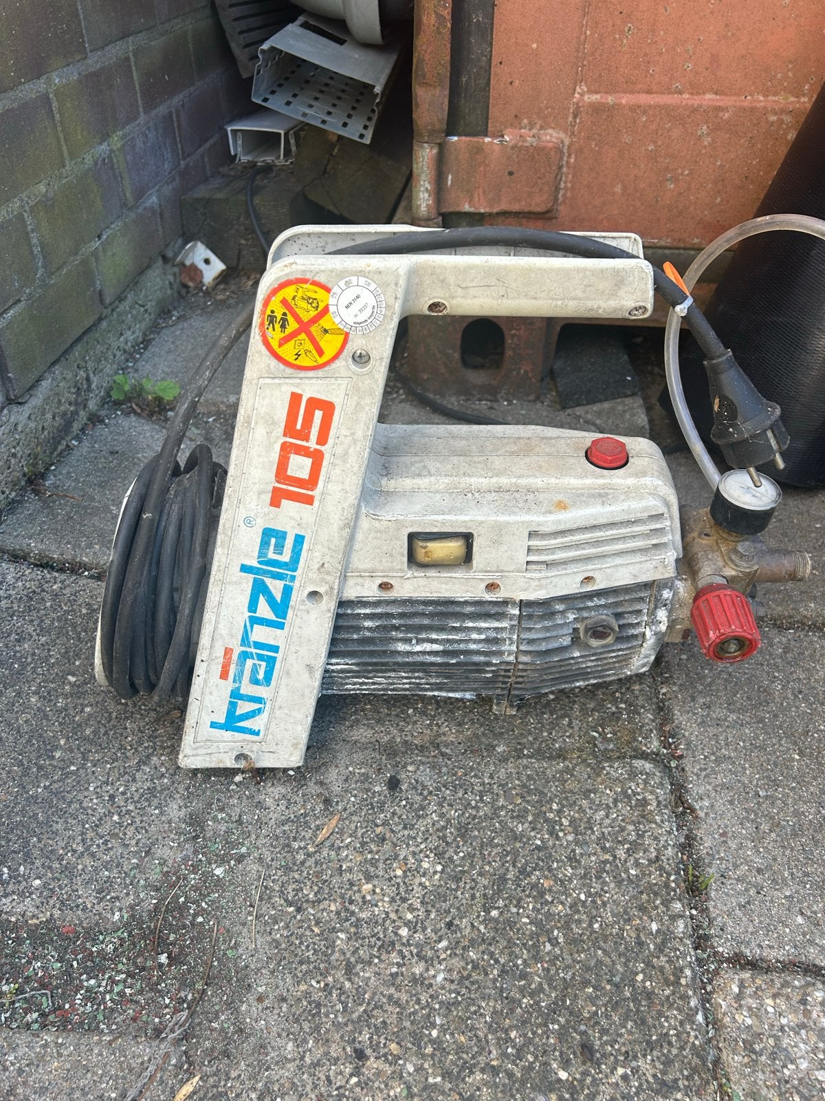Kränzle 105 hogedrukreiniger, Ophalen of Verzenden, Gebruikt, Elektrisch