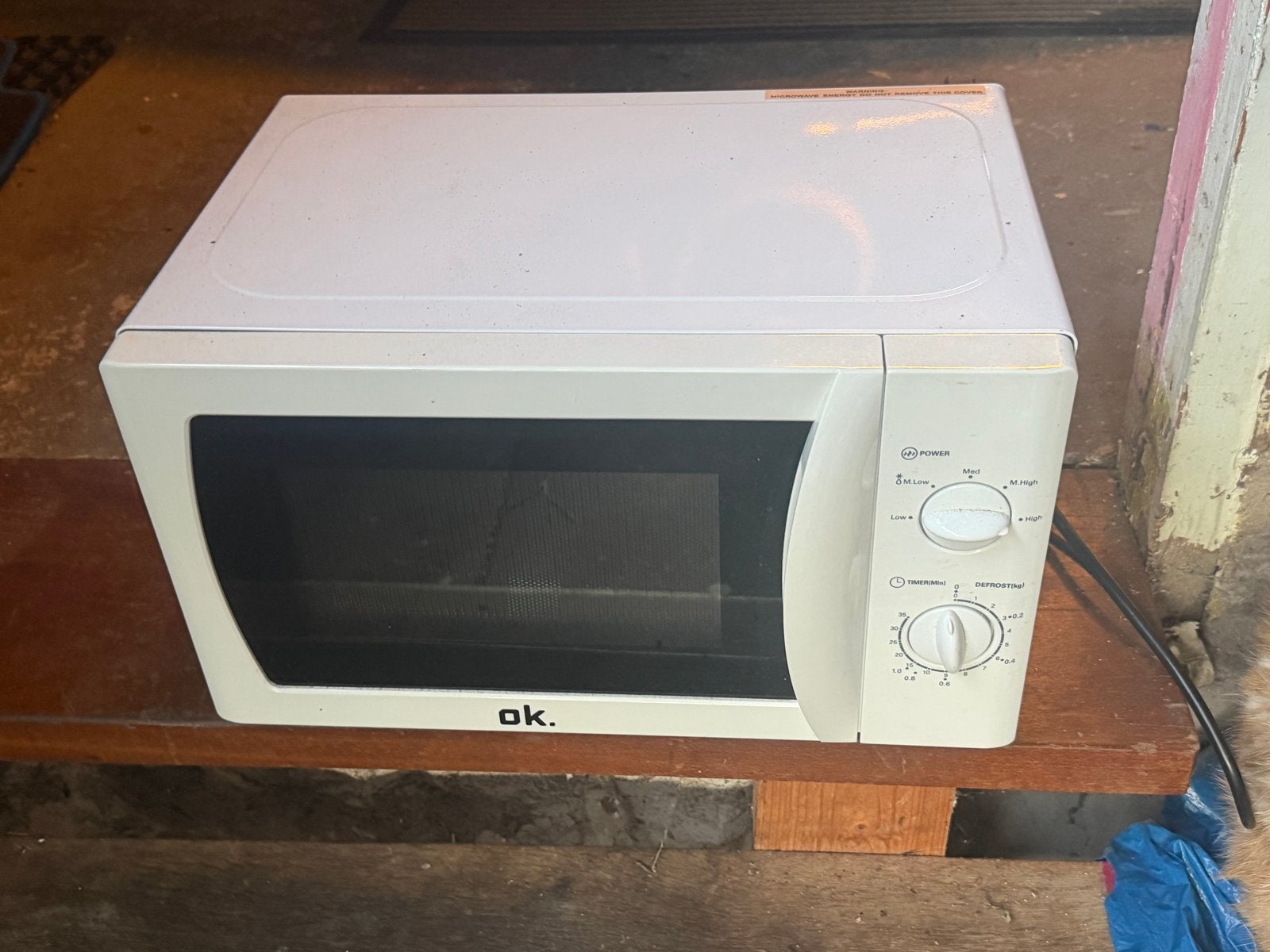 OK. Magnetron - Compact en Functioneel, Witgoed en Apparatuur, Magnetrons, Ophalen, Gebruikt, Minder dan 45 cm, Magnetron