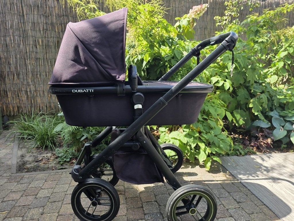 Dubatti One Kinderwagen met veel accessoires, Kinderen en Baby's, Kinderwagens en Combinaties, Gebruikt, Combiwagen, Verstelbare duwstang