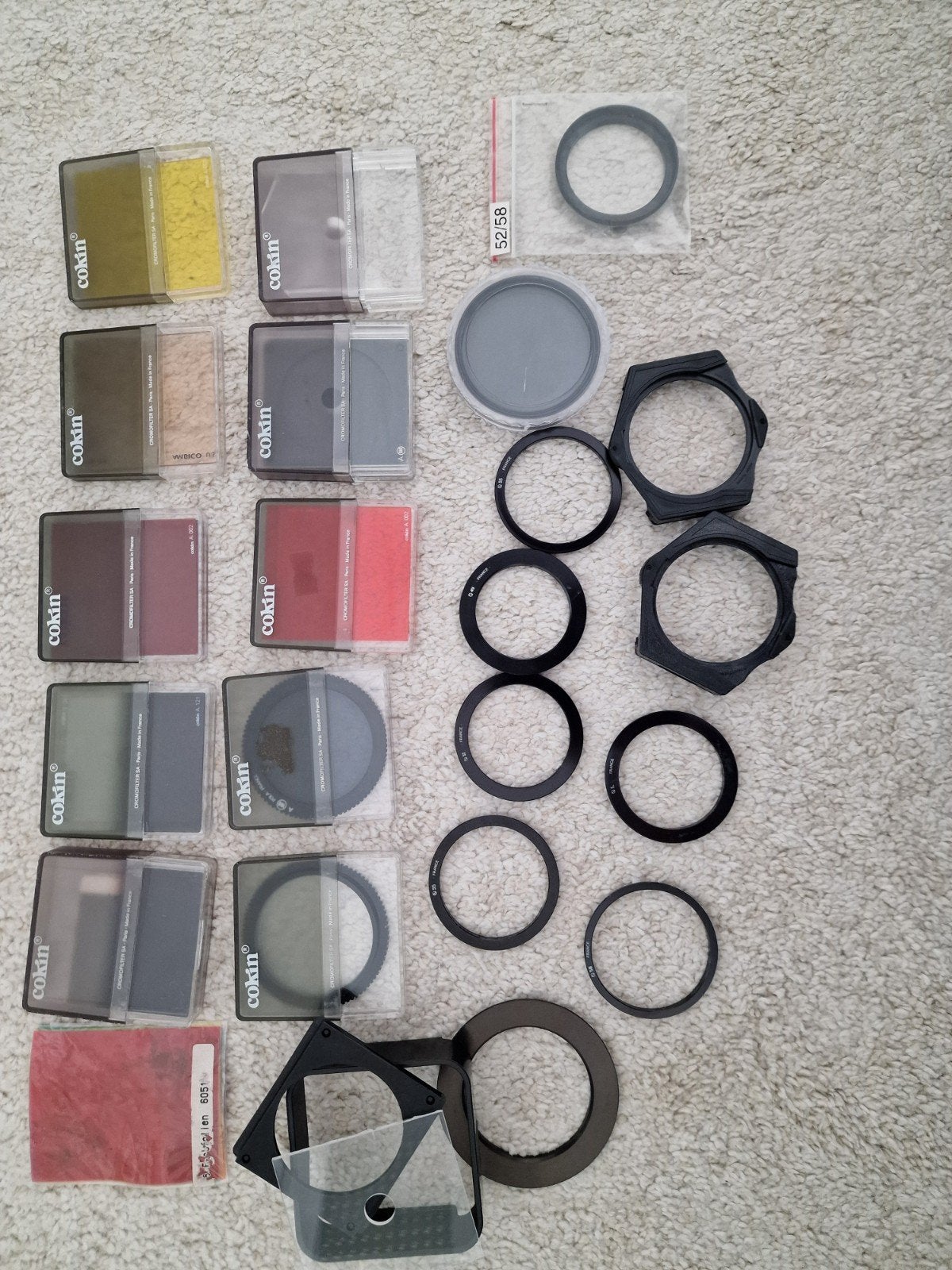 Cokin effectfilters en 67mm polarisatiefilter in verpakking, Ophalen, Gebruikt, Draaibaar, 50 tot 60 mm