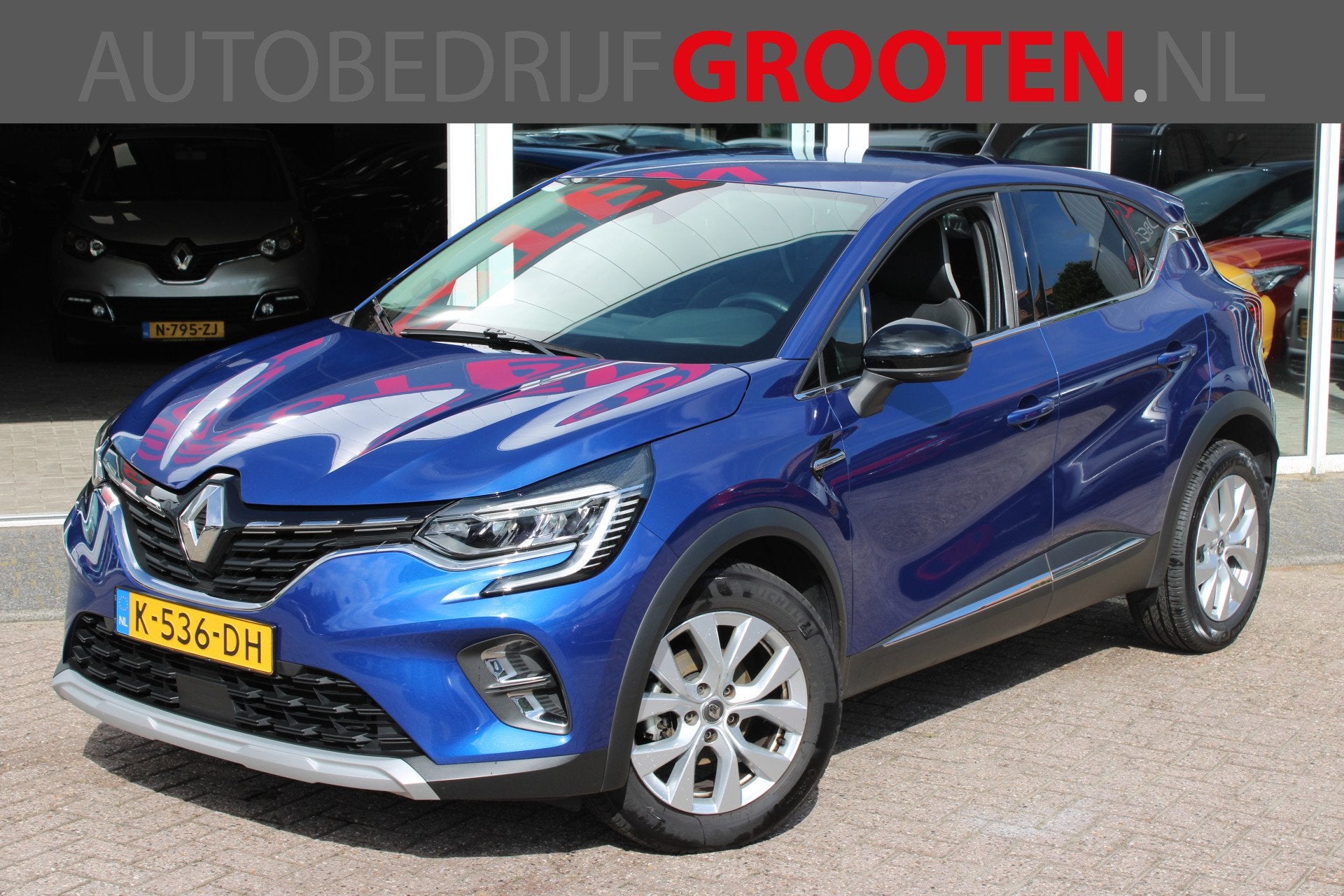 Renault Captur 1.0 TCe 100 Intens (bj 2020), Auto's, Voorwielaandrijving, 101 pk, 1165 kg, Blauw