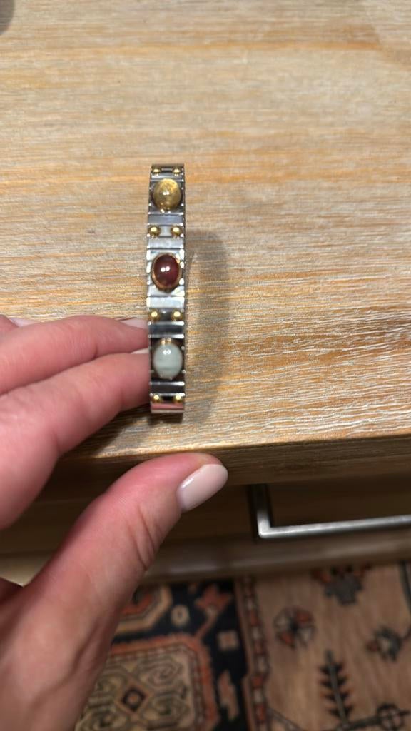 Nomination Armband met Edelstenen - 750 Goud, Sieraden, Tassen en Uiterlijk, Staal, Nieuw, Ophalen of Verzenden, Met edelsteen