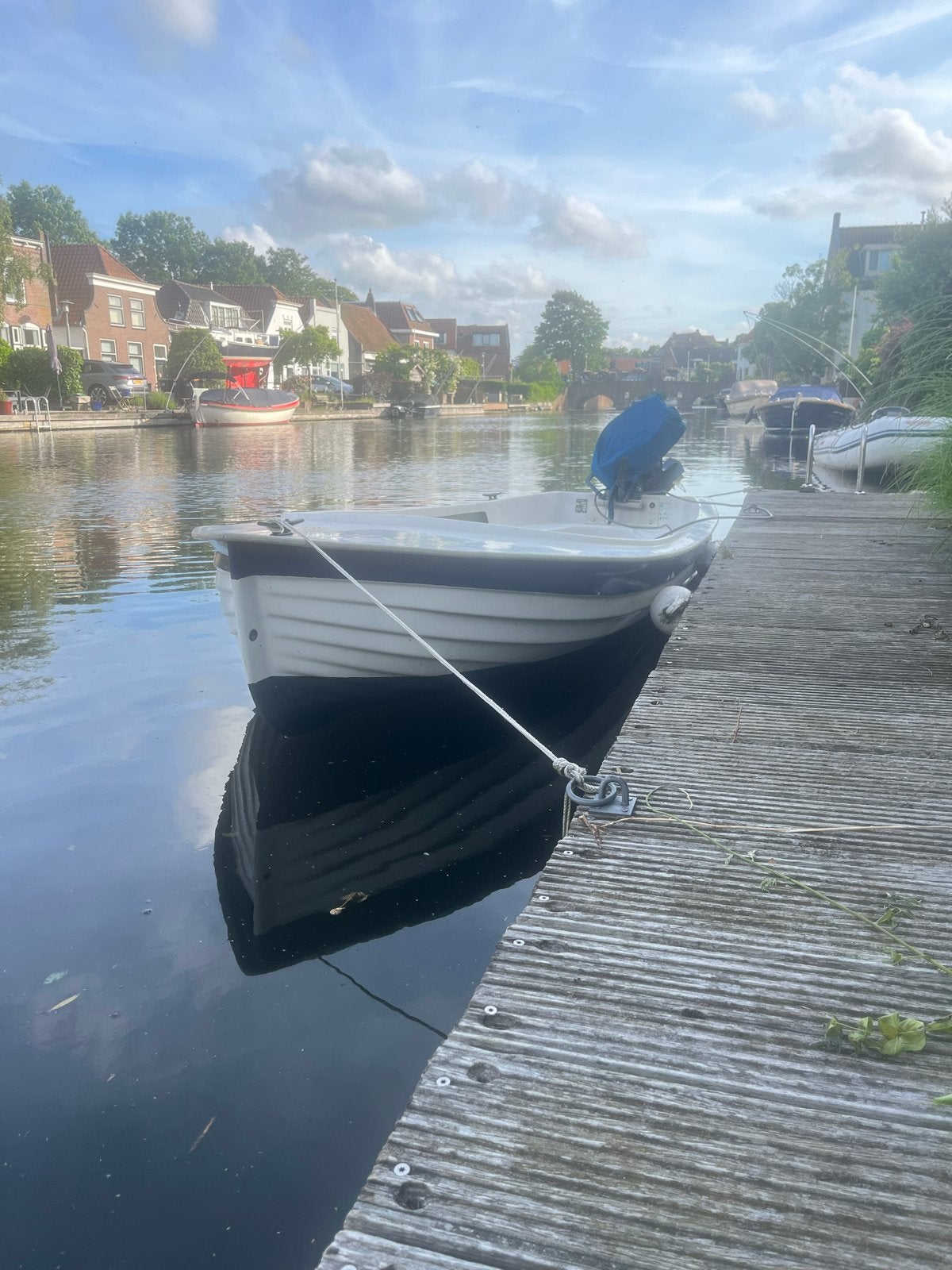 Grand 370 met Yamaha 9.9D en 5CS buitenboordmotoren, Watersport en Boten, Ophalen of Verzenden, Gebruikt