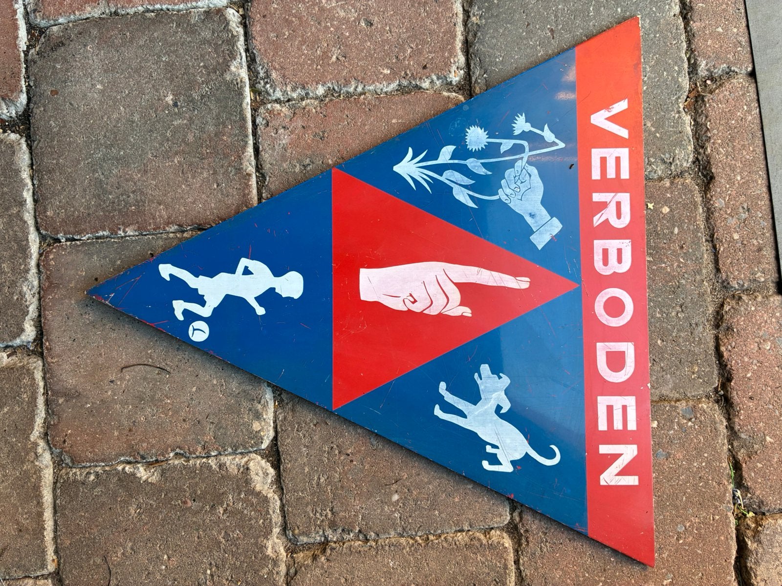 Oud gemeente bord, Ophalen of Verzenden, Zo goed als nieuw, Reclamebord