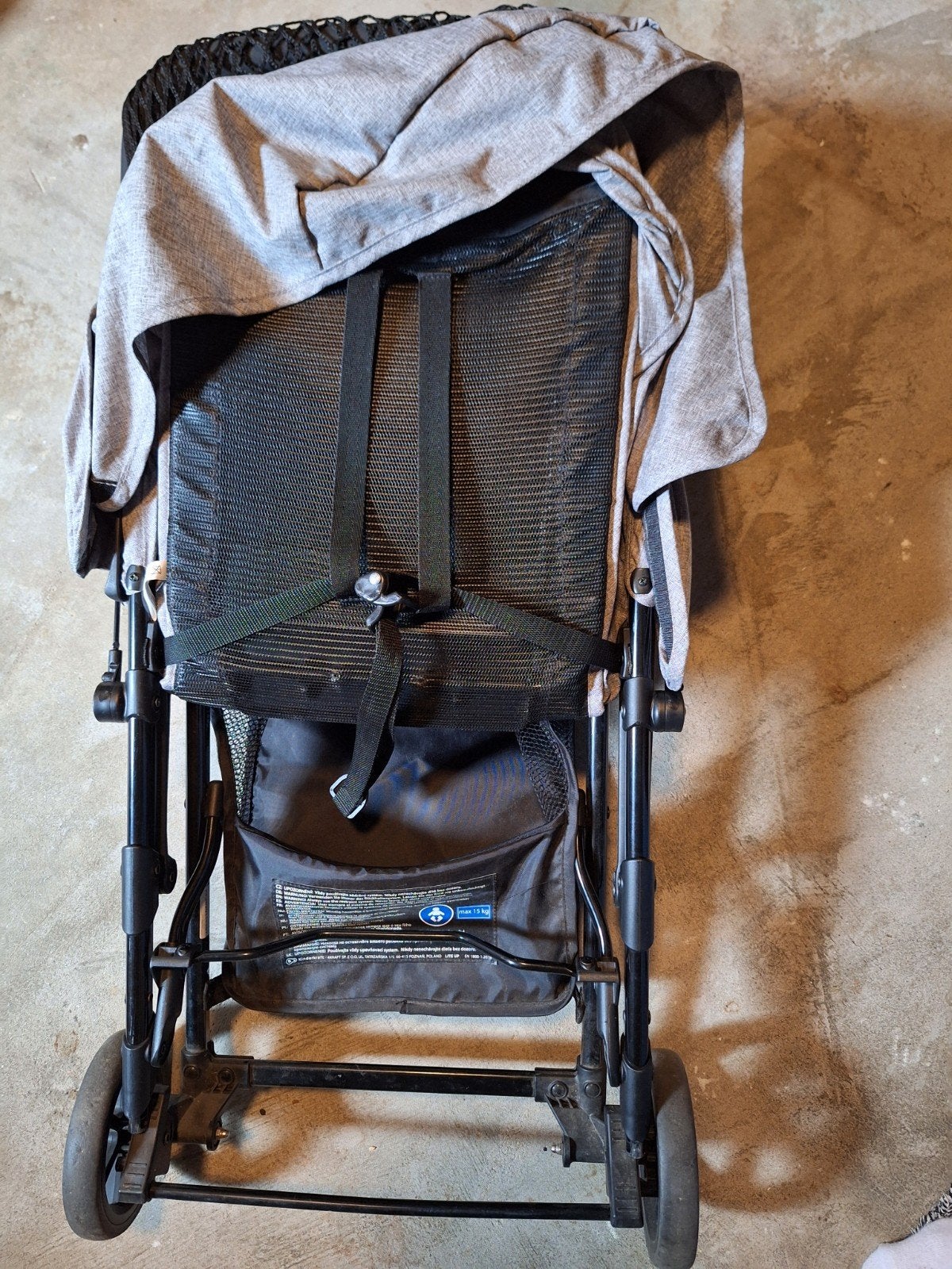 Buggy Kinderkraft (grijs), Ophalen, Zo goed als nieuw, Regenhoes