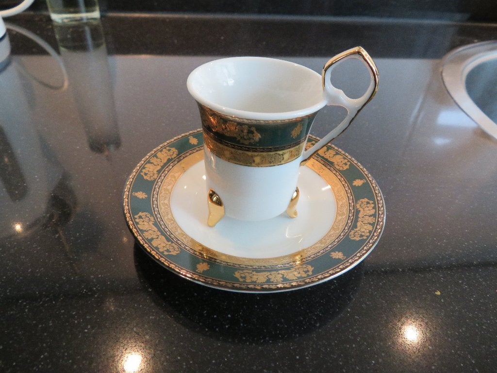 Mokka kopje, Ophalen of Verzenden, Zo goed als nieuw, Porselein, Kop en/of schotel