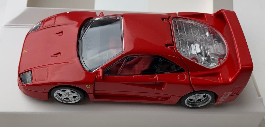 Norev 1:43 Ferrari F40 Red - Norev Jet-car, Overige merken, -, Nieuw, Ophalen of Verzenden