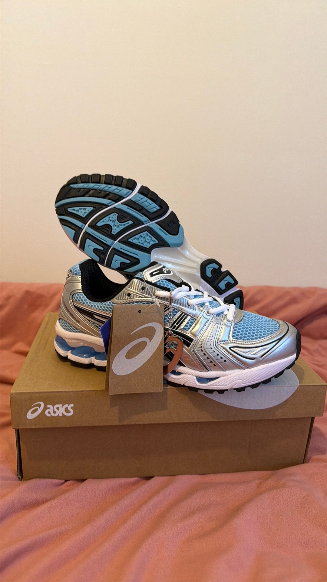 ASICS Gel-Kayano 14 Arctic Sky Pure Silver, Blauw, Nieuw, Ophalen of Verzenden, Sneakers of Gympen