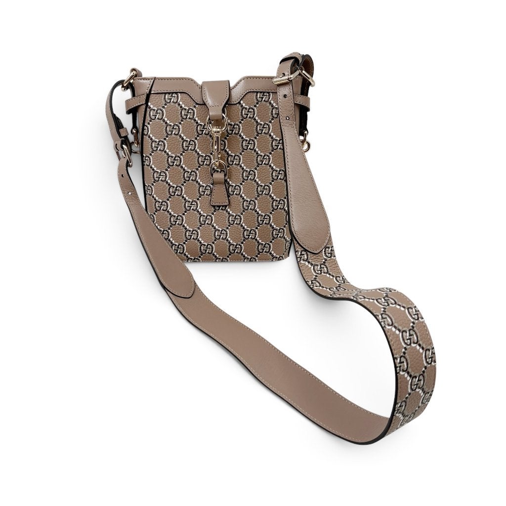 Gucci GG Shadow Mini Bucket Bag - ZGAN, met accessoires, Overige kleuren, Schoudertasje, Gucci, Nieuw