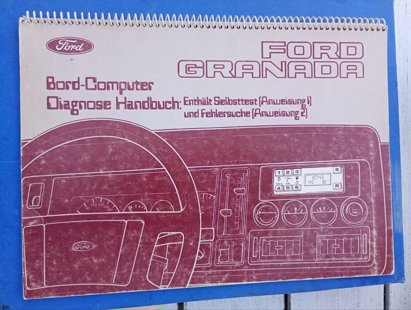 Ford diagnose boek Granada/Sierra XR4I, Ophalen of Verzenden