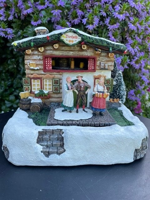 Luville kersthuisjes kerstdorp Beer Hutte OPRUIMING !!, Ophalen of Verzenden