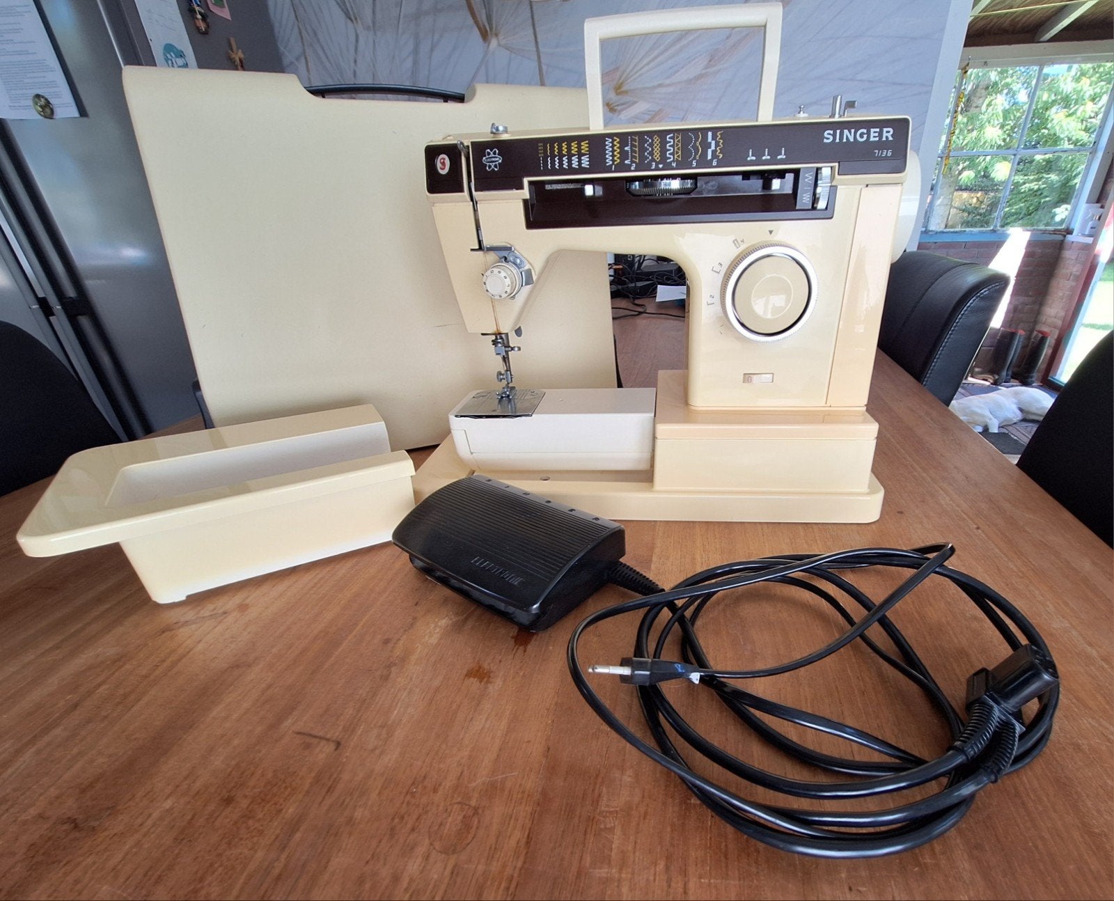 Singer Naaimachine 7130 - Vintage en Functioneel, Ophalen of Verzenden, Gebruikt, Naaimachine, Singer
