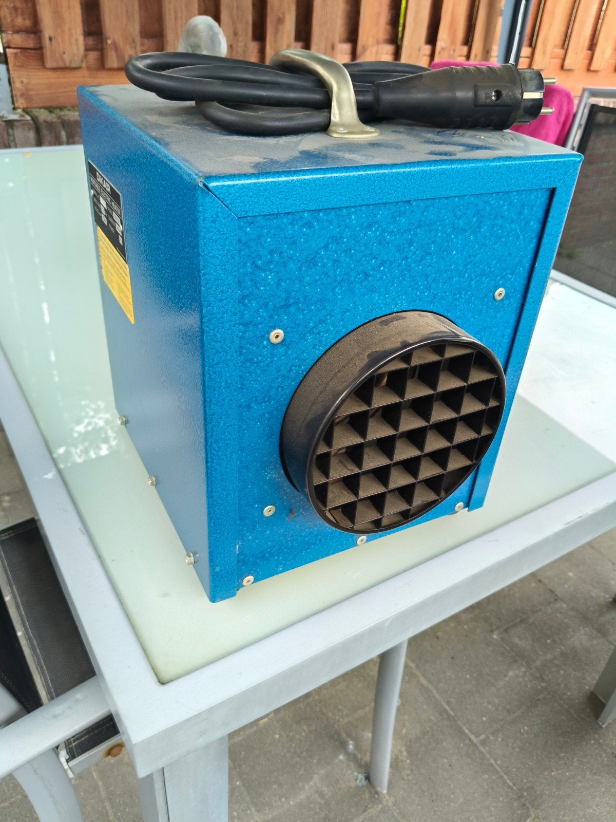elektrische heater dikair., Ophalen of Verzenden, Zo goed als nieuw, Ventilator