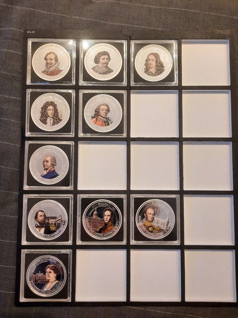 Collectie oranje dynastie edelcollectie munten div., Postzegels en Munten, Zilver, Losse munt, Koning Willem II, Overige waardes