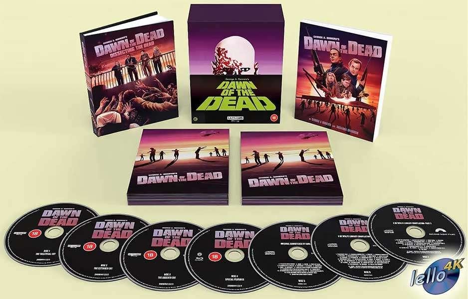 Blu-ray 4K: George A. Romero's Dawn of the Dead LE (1978) UK, Cd's en Dvd's, Ophalen of Verzenden, Nieuw in verpakking, Horror