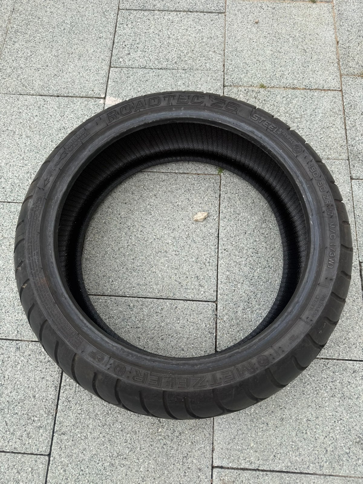 Metzeler roadtec z6, Ophalen, Gebruikt