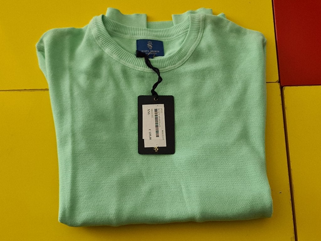 Nieuw SCAPA SPORTS Trui met mooie groene kleur maat XXL, SCAPA SPORTS, Nieuw, Overige maten, Ophalen of Verzenden
