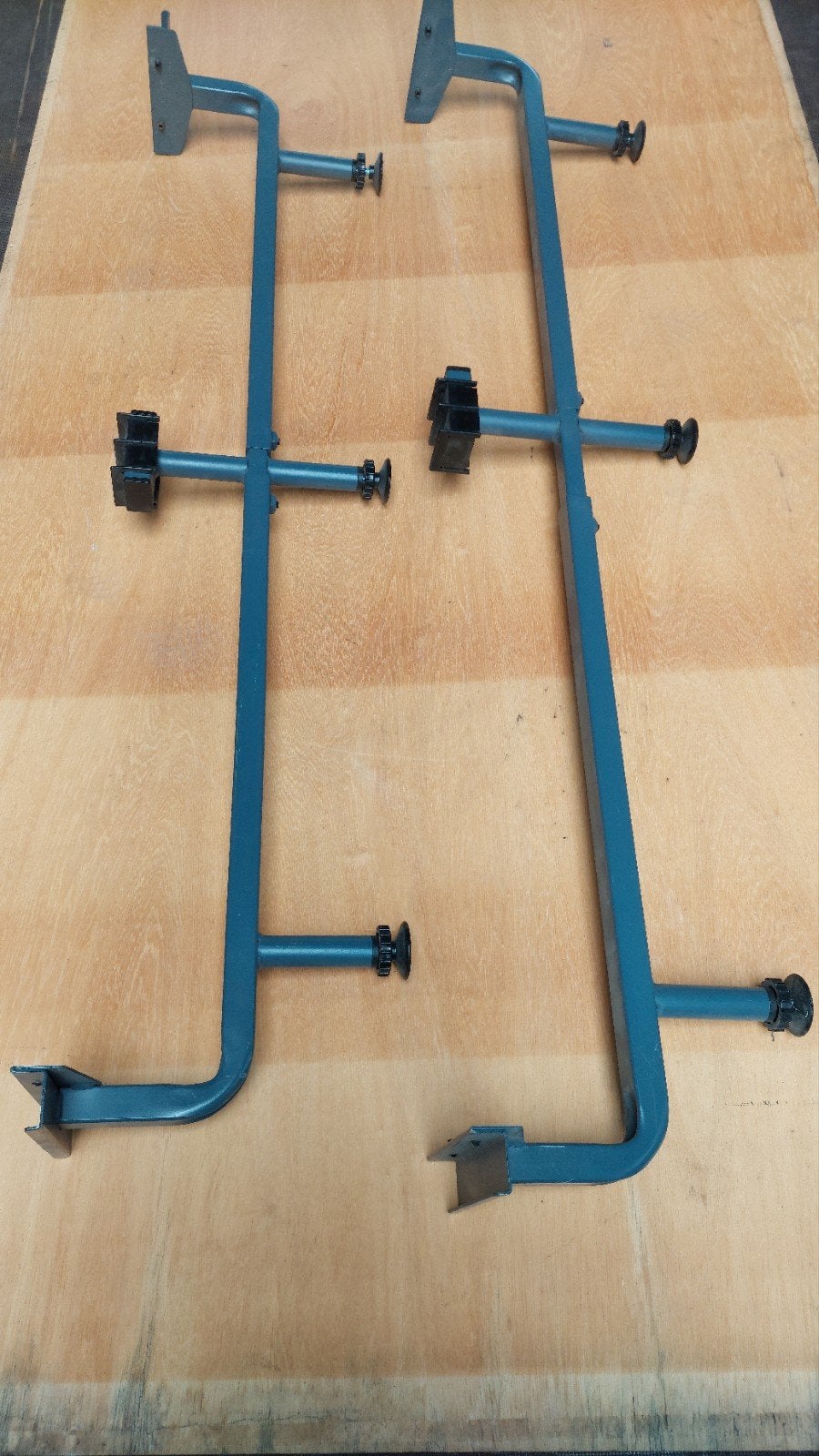 Set Auping bedpoten, Huis en Inrichting, Slaapkamer | Bedden, Ophalen, Gebruikt, Tweepersoons, Metaal