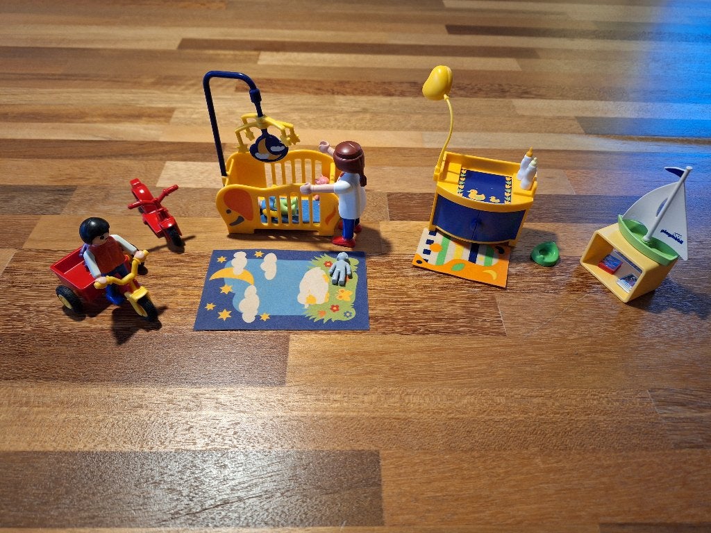 Playmobil – Babykamer (samengestelde set), Ophalen of Verzenden, Gebruikt, Losse onderdelen, Overige typen