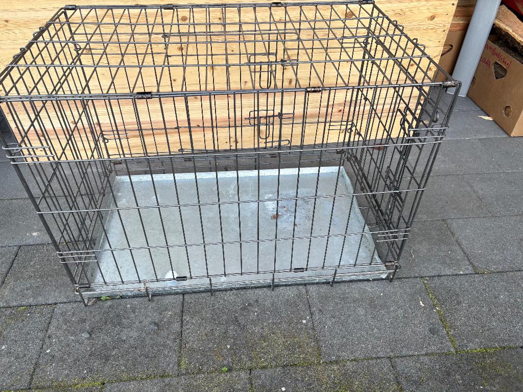 hondenbench, Dieren en Toebehoren, Ophalen, Zo goed als nieuw
