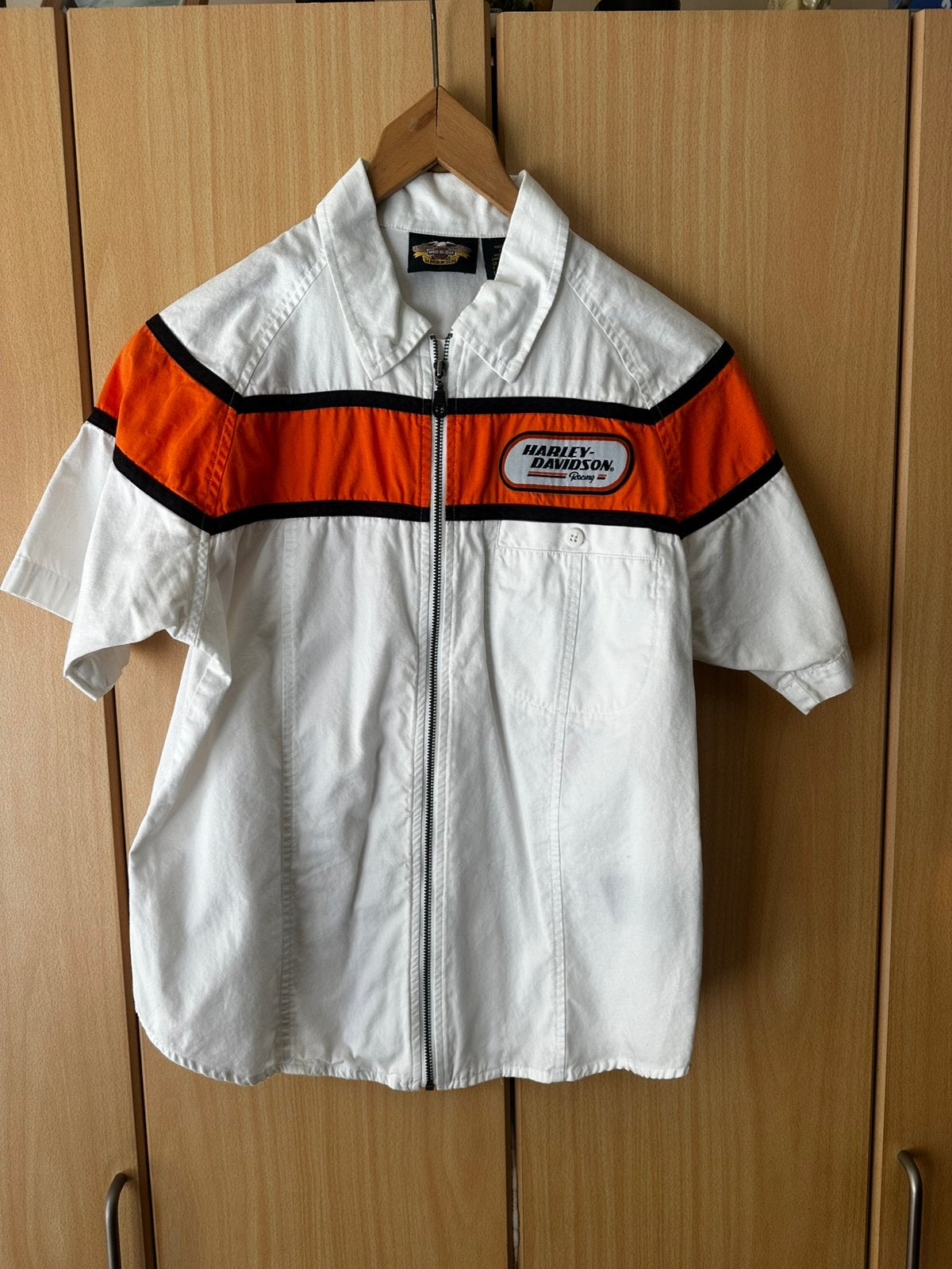 Harley-Davidson blouse dames maat M, Ophalen of Verzenden, Zo goed als nieuw, Maat 38/40 (M), Wit