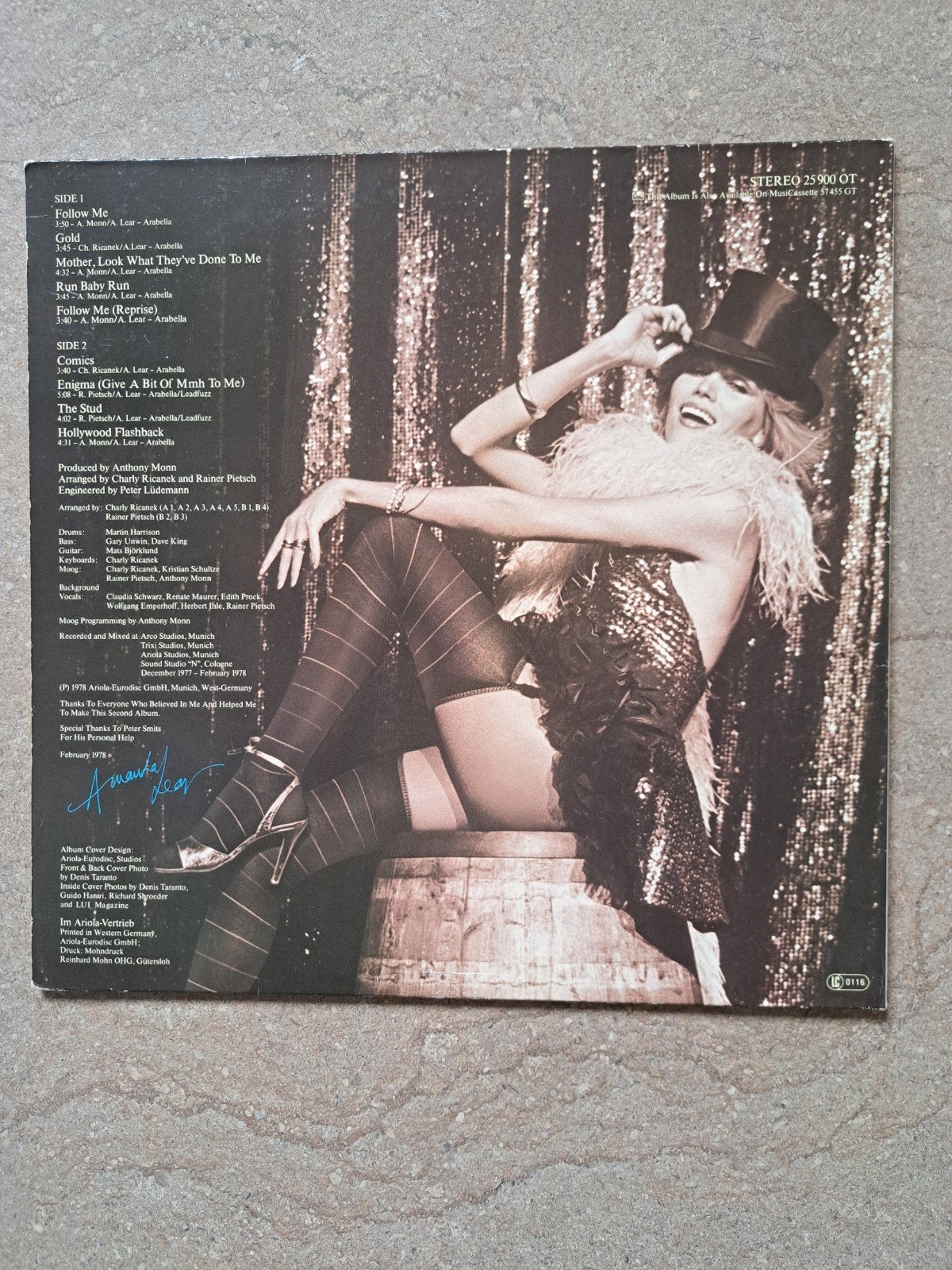 Amanda Lear - Sweet Revenge LP (incl. poster), Cd's en Dvd's, LP, Ophalen of Verzenden, Gatefold hoes, 12 inch