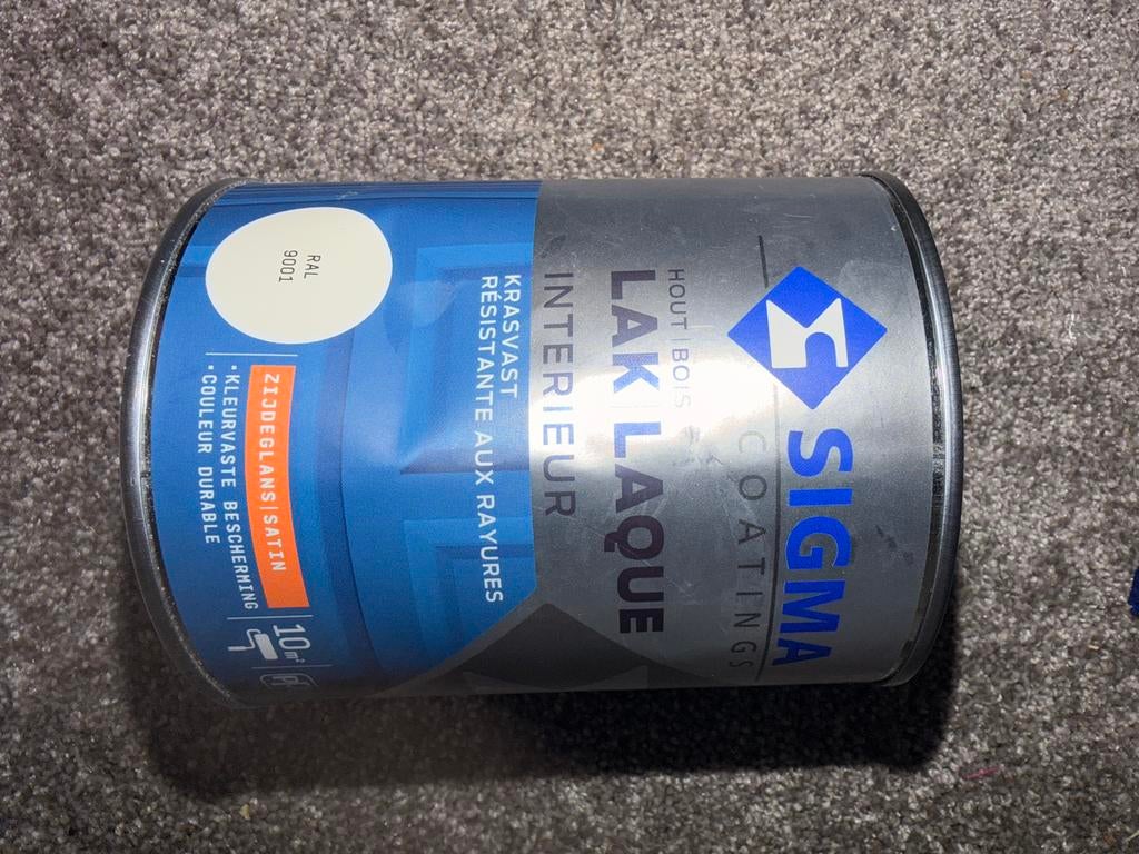 Grote partij buitenlak Sigma & Wijzonol – nieuw, Wit, Nieuw, Ophalen of Verzenden, 20 liter of meer
