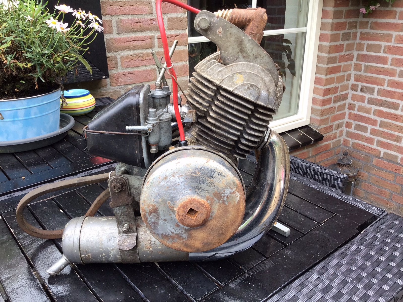 Kaptein Mobylette motor blok met goede compressie, Overige merken, Maximaal 45 km/u, 1 versnellingen, 49 cc