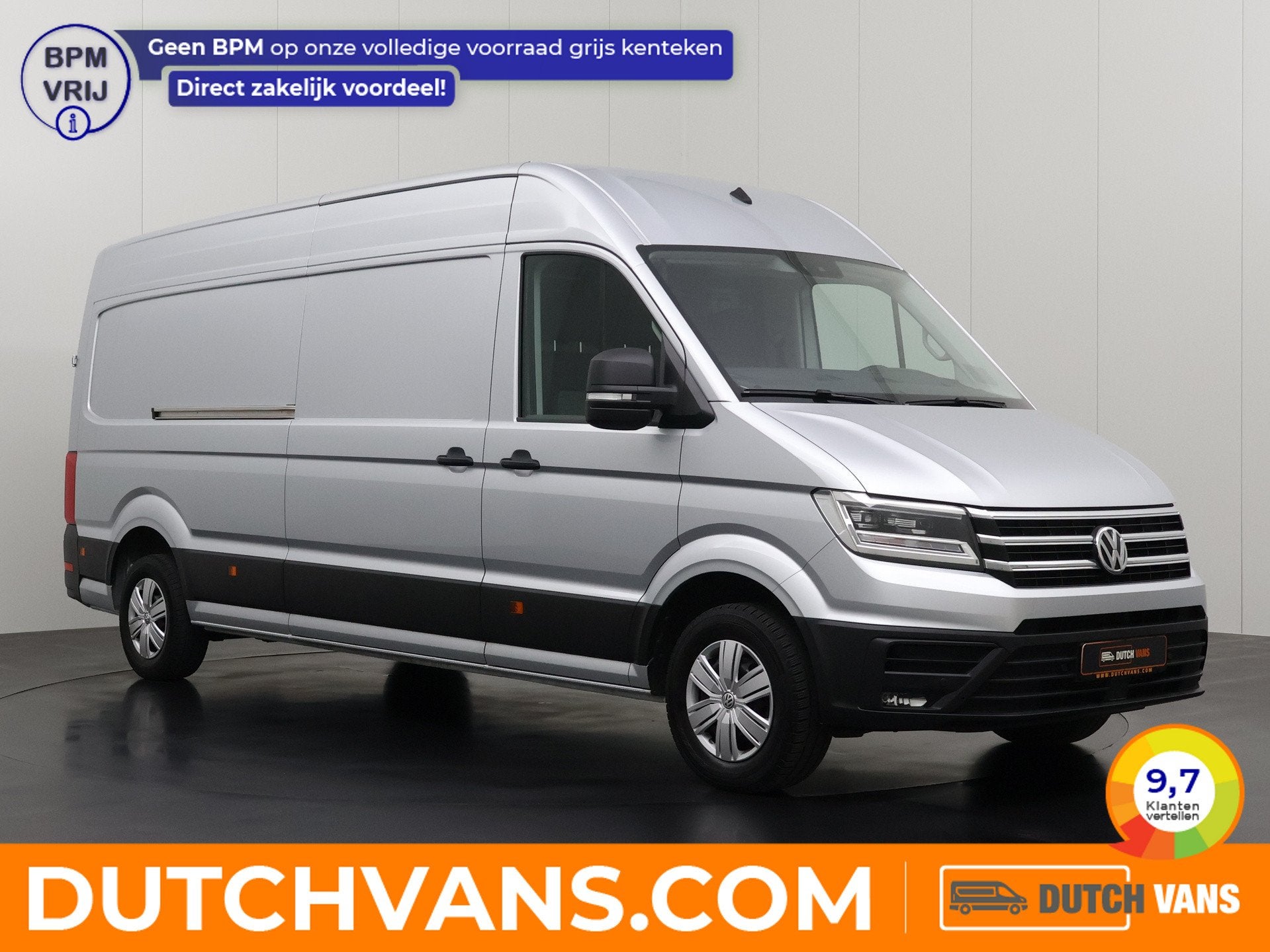 Volkswagen Crafter 2.0TDi 140PK Automaat L4H3 | Led | Multim, Automaat, Dealer onderhouden, Stof, Gebruikt
