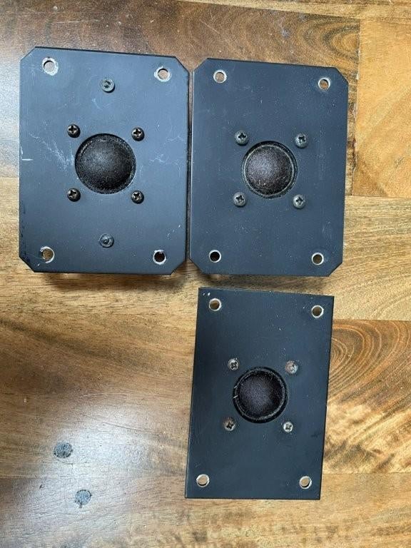3 stuks Audax Tweeters HD 12 X 9D 25, 8 ohm, Audio, Tv en Foto, Luidsprekers, Overige merken, Gebruikt, Overige typen, Ophalen of Verzenden
